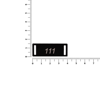 Изображение №2 | Шильдик металлический Kova, черный