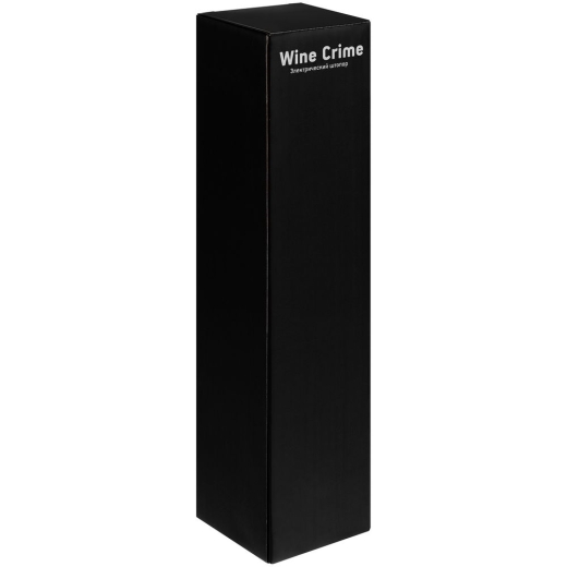 Изображение №7 | Электрический штопор с ножом для фольги Wine Crime, черный