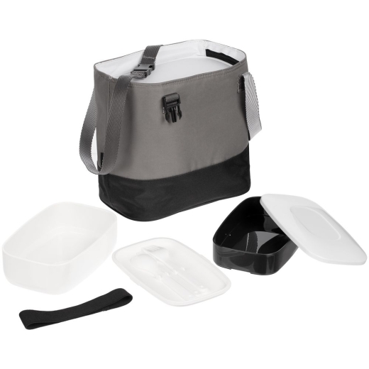 Изображение №1 | Набор ланчбоксов в термосумке Takk Mamma, серый