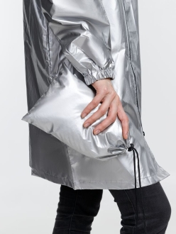 Изображение №9 | Дождевик Palladio Pockets, серебристый, размер S