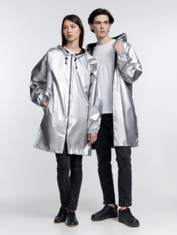 Изображение №14 | Дождевик Palladio Pockets, серебристый, размер S