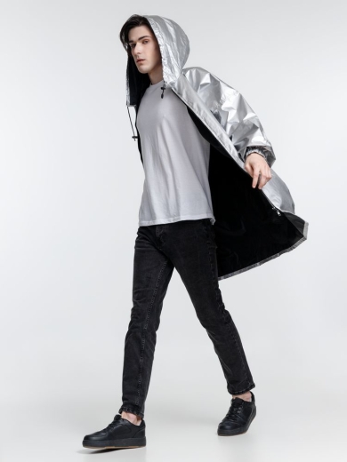 Изображение №13 | Дождевик Palladio Pockets, серебристый, размер S