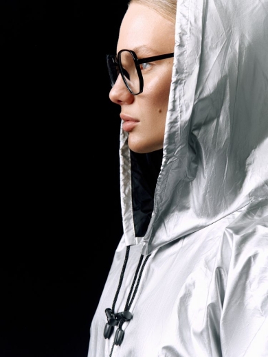 Изображение №15 | Дождевик Palladio Pockets, серебристый, размер S