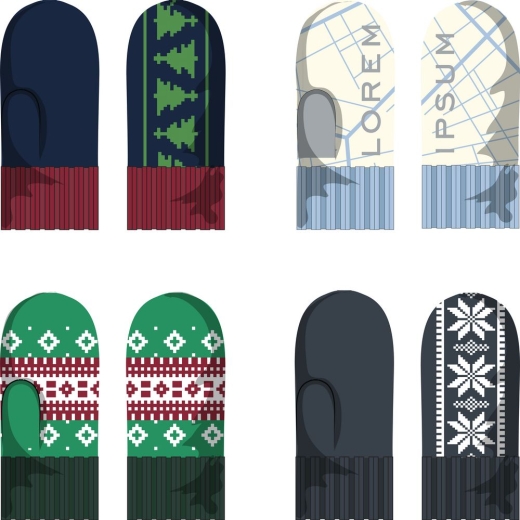 Изображение №1 | Варежки Joyful на заказ, акрил