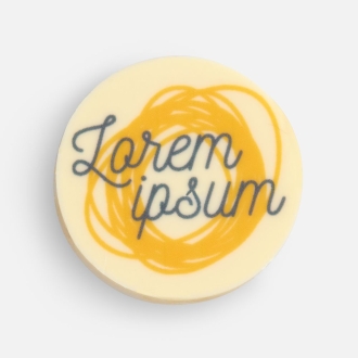 Изображение №2 | Печенье Dream White в белом шоколаде, круг