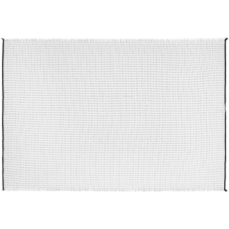 Изображение №4 | Плед Fringy, белый с черным