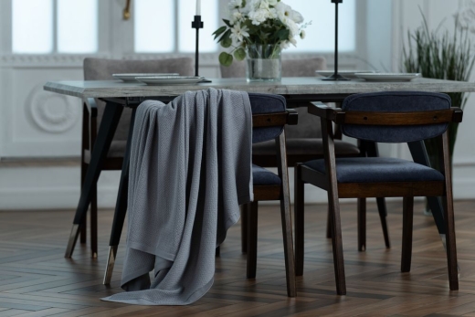 Изображение №6 | Плед Ornato, серый (дымчатый)