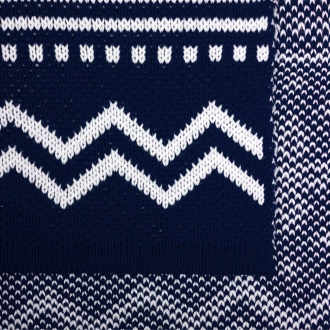 Изображение №3 | Плед Elnik, синий с молочно-белым