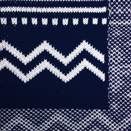 Изображение №3 | Плед Elnik, синий с молочно-белым