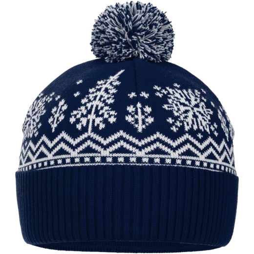 Изображение №2 | Шапка Elnik, синяя с молочно-белым