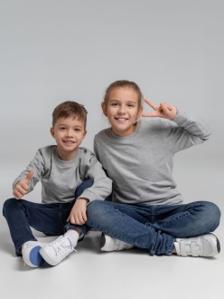 Изображение №11 | Свитшот Toima Kids 2.0, серый меланж, 6 лет