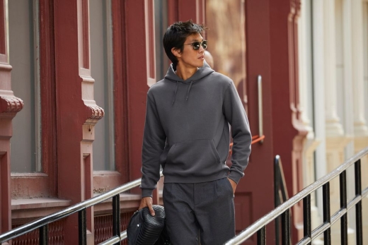 Изображение №6 | Толстовка Hooded ярко-синяя, размер S