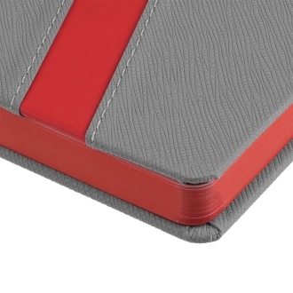 Изображение №6 | Ежедневник Rubikon на заказ, недатированный серо-красный