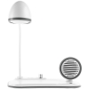 Изображение №4 | Лампа с колонкой и беспроводной зарядкой Flashback, белая