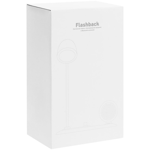 Изображение №15 | Лампа с колонкой и беспроводной зарядкой Flashback, белая