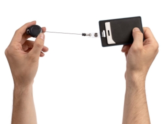 Изображение №5 | Ретрактор Attach New с ушком под ленту, черный