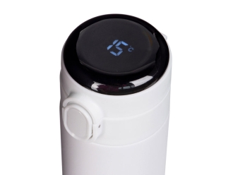 Изображение №4 | Вакуумная термокружка с индикатором и медной изоляцией «Bravo», тубус, 400 мл (белый)