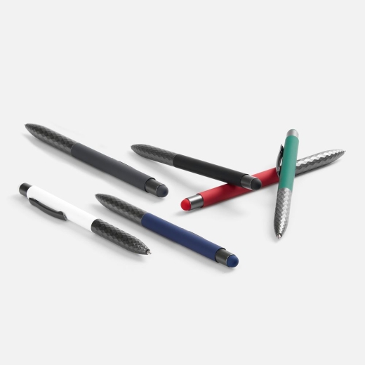 Изображение №5 | Ручка шариковая Digit Soft Touch со стилусом, черная