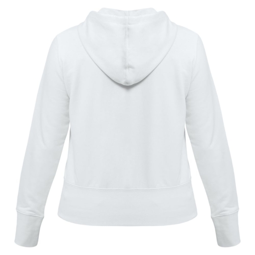 Изображение №3 | Толстовка женская Hooded Full Zip белая, размер XS