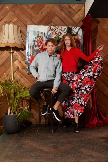 Изображение №6 | Толстовка женская Hooded Full Zip белая, размер XS