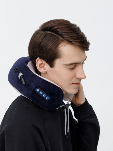 Изображение №10 | Дорожная подушка-массажер inRelax, синяя