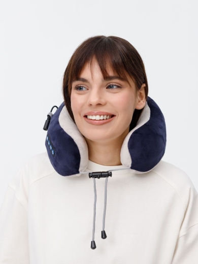 Изображение №13 | Дорожная подушка-массажер inRelax, синяя