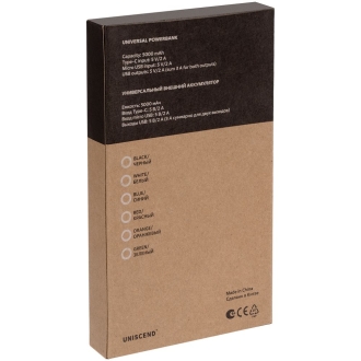 Изображение №7 | Аккумулятор Uniscend Half Day Type-C 5000 мАч, черный