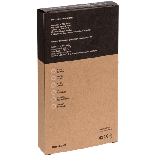 Изображение №8 | Аккумулятор Uniscend All Day Type-C 10000 мАч, черный