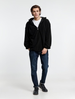 Изображение №10 | Анорак флисовый унисекс Fliska, черный, размер M/L