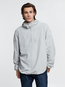 Изображение №6 | Анорак флисовый унисекс Fliska, светло-серый, размер XS/S