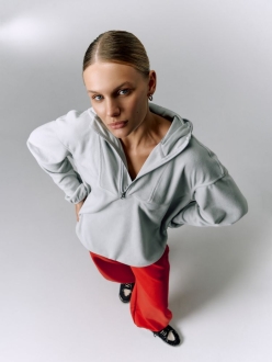 Изображение №12 | Анорак флисовый унисекс Fliska, светло-серый, размер XS/S