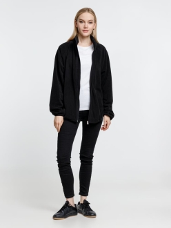 Изображение №10 | Куртка флисовая унисекс Fliska, черная, размер M/L