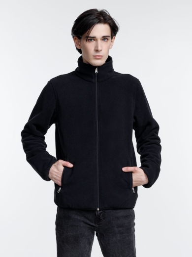 Изображение №6 | Куртка флисовая унисекс Nesse, черная, размер XS/S