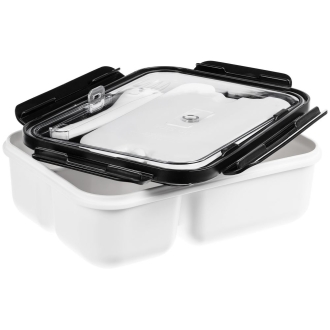 Изображение №2 | Ланчбокс Cibus с аккумулятором холода, белый с черным