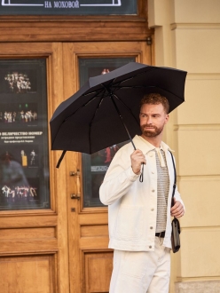 Изображение №5 | Зонт складной Easy Close, черный