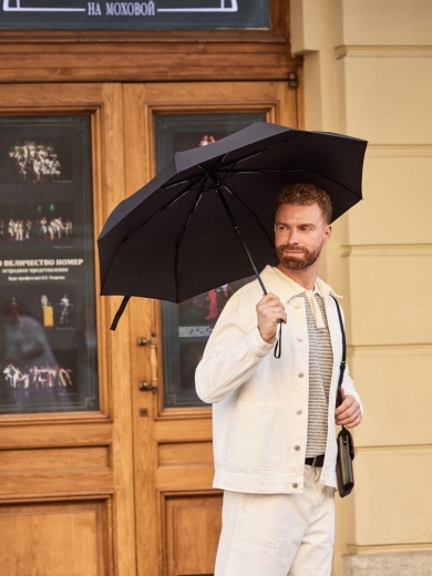 Изображение №5 | Зонт складной Easy Close, черный