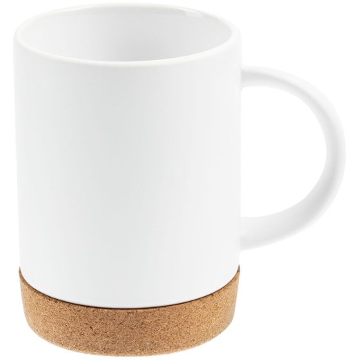 Изображение №1 | Кружка с пробковой подставкой Corky для сублимационной печати, матовая, белая