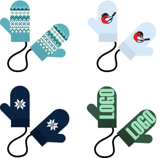 Изображение №1 | Варежки-подвески Fiore на заказ