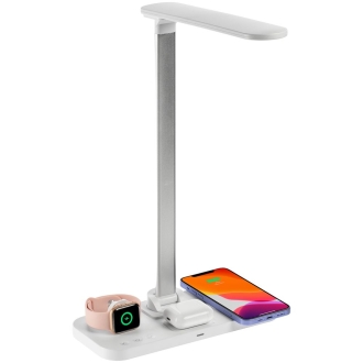 Изображение №1 | Настольная лампа с беспроводной зарядкой Power Light, белая