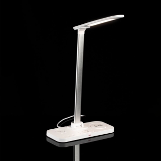 Изображение №11 | Настольная лампа с беспроводной зарядкой Power Light, белая