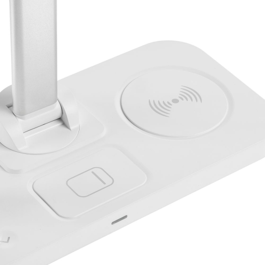 Изображение №6 | Настольная лампа с беспроводной зарядкой Power Light, белая