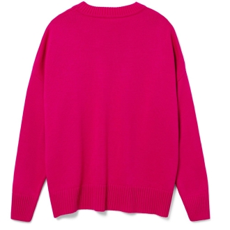 Изображение №2 | Джемпер оверсайз унисекс Stated в сумке, розовый, размер S/M