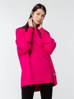 Изображение №10 | Джемпер оверсайз унисекс Stated в сумке, розовый, размер S/M