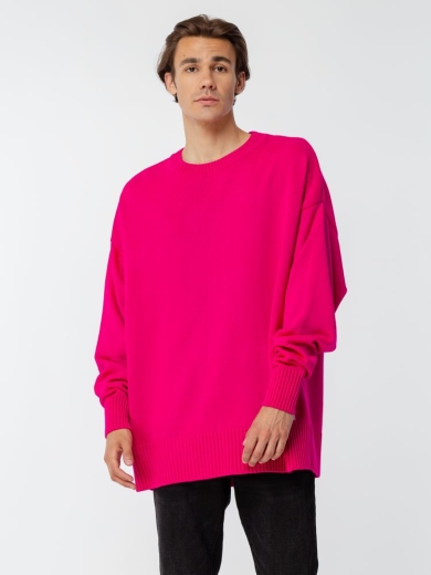 Изображение №12 | Джемпер оверсайз унисекс Stated в сумке, розовый, размер S/M