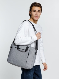 Изображение №9 | Сумка для ноутбука Oneworld, серая