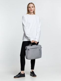 Изображение №12 | Сумка для ноутбука Oneworld, серая