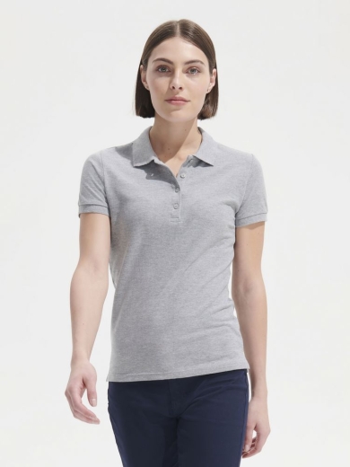 Изображение №4 | Рубашка поло женская People 210 бежевая (песок), размер S