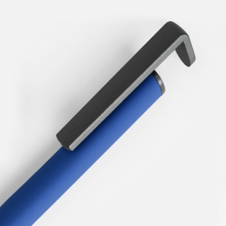 Изображение №3 | Ручка шариковая Standic с подставкой для телефона, синяя