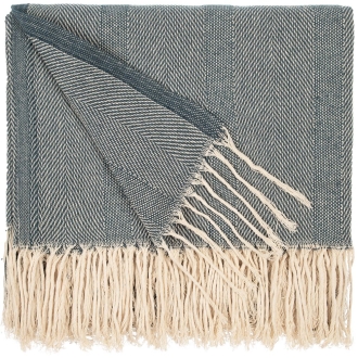 Изображение №1 | Плед «Сенеж», серо-синий