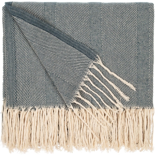 Изображение №1 | Плед «Сенеж», серо-синий